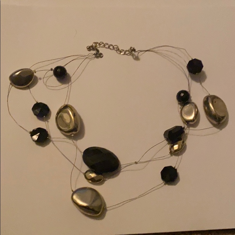 Black and gold necklace